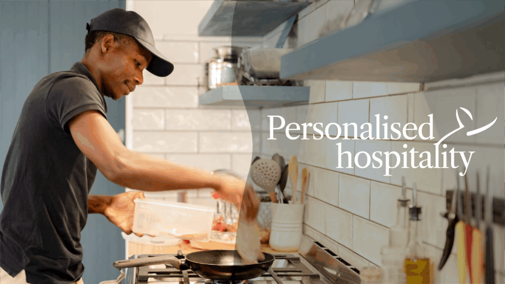Evans preparing breakfast at Long Story, a boutique guesthouse in Plettenberg Bay known for personalised hospitality and thoughtful guest experiences.