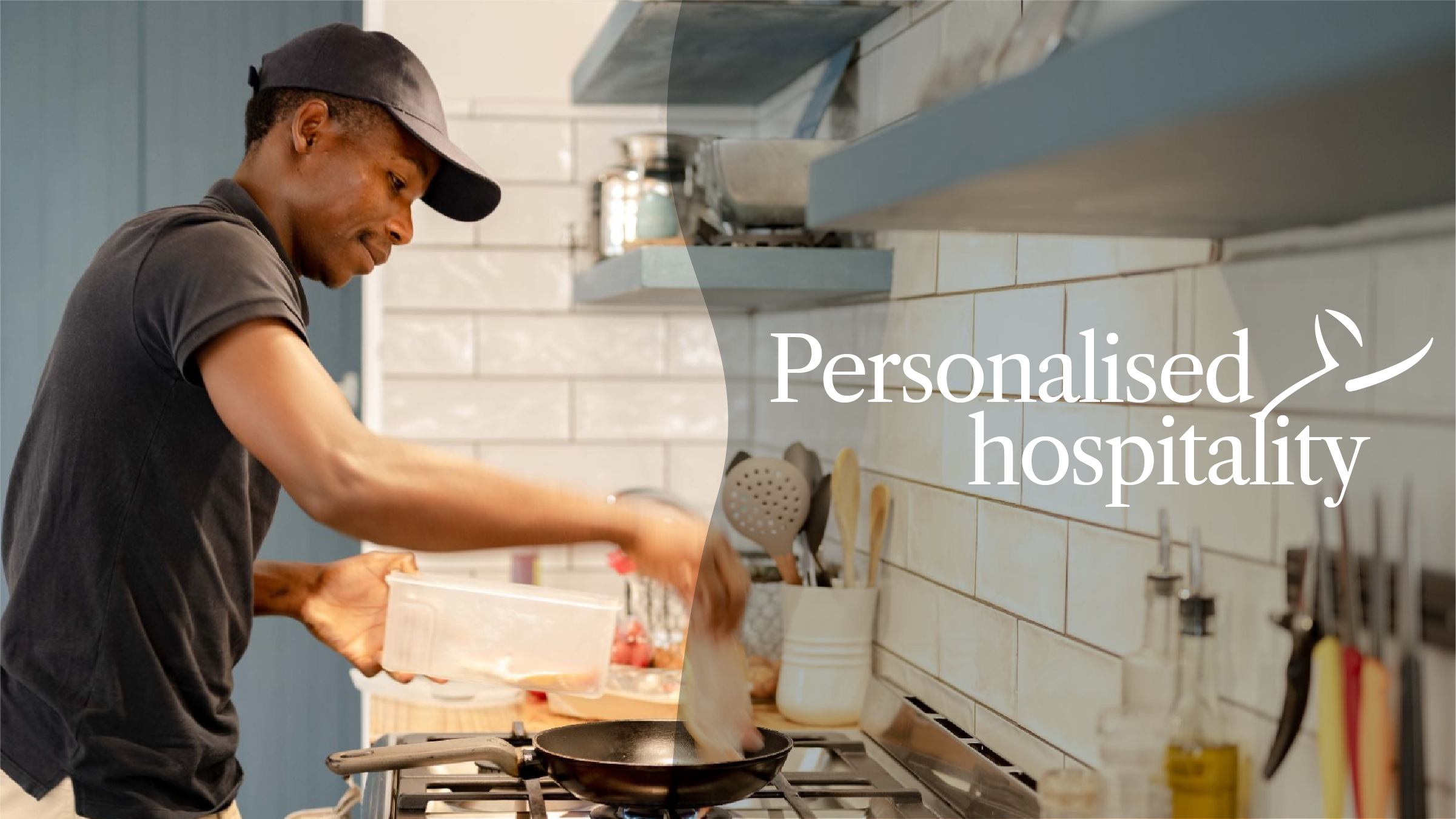 Evans preparing breakfast at Long Story, a boutique guesthouse in Plettenberg Bay known for personalised hospitality and thoughtful guest experiences.